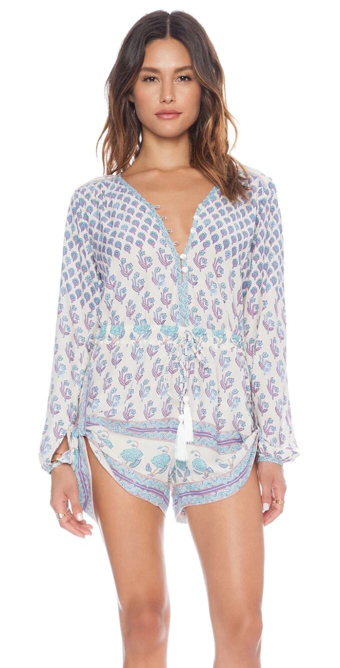 Revolve Spell Bohemian Royale Boho Playsuit Womens XS
